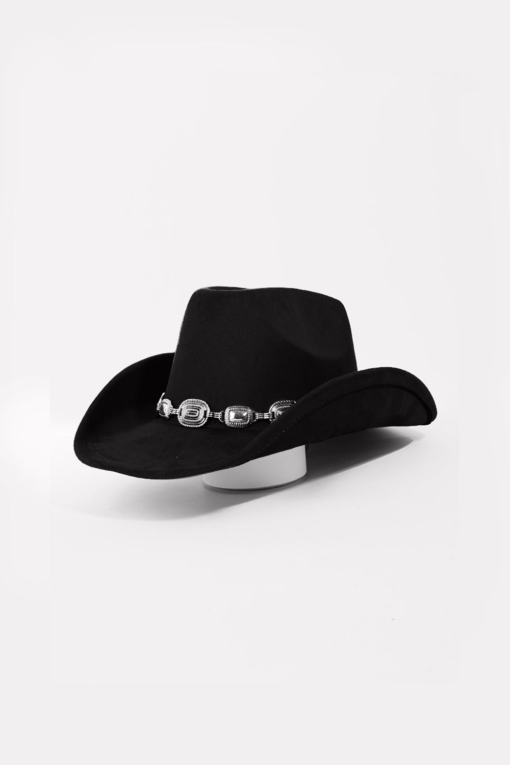 Fame Metal Trim Cowboy Hat - where wild roots grows