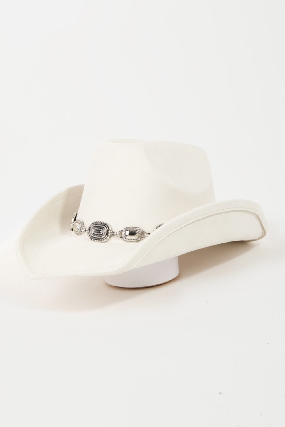 Fame Metal Trim Cowboy Hat - where wild roots grows