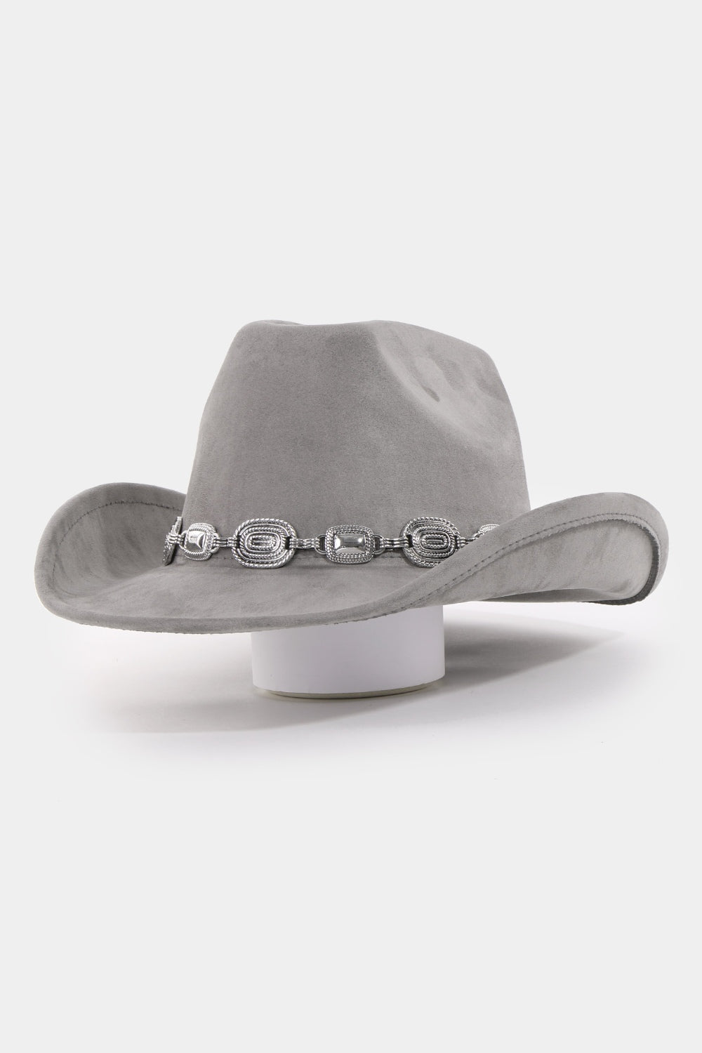 Fame Metal Trim Cowboy Hat - where wild roots grows